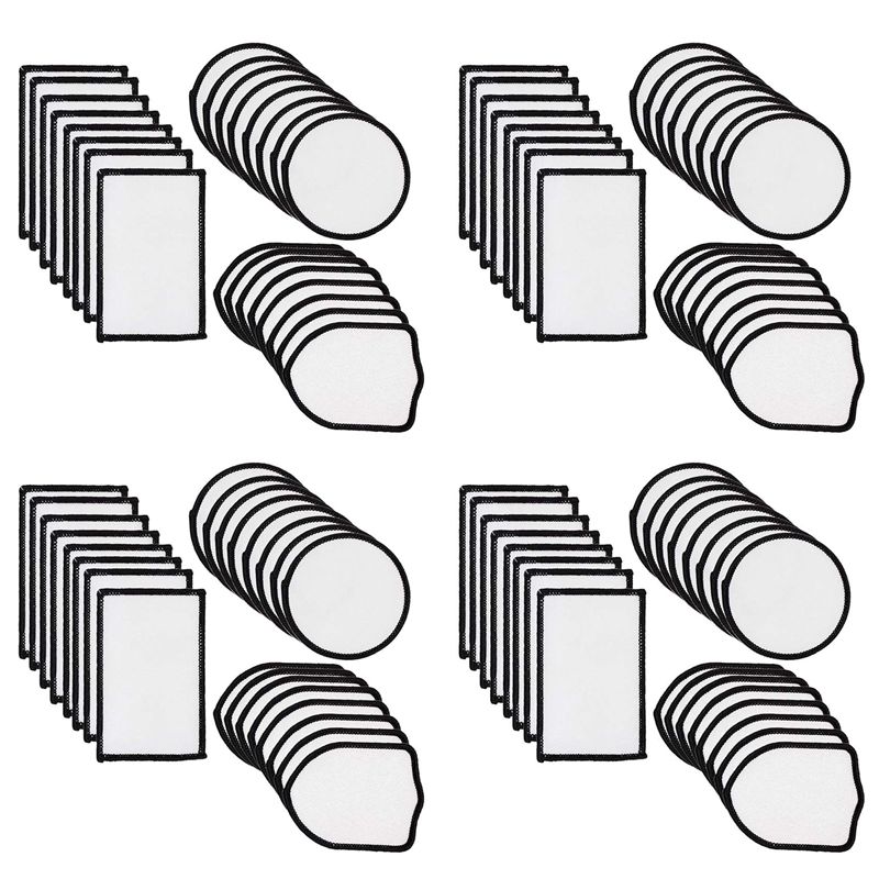 Hat Sublimation Blank - AEF6-96Pcs Sublimatie Patch Blanks Stof Opstrijkbare