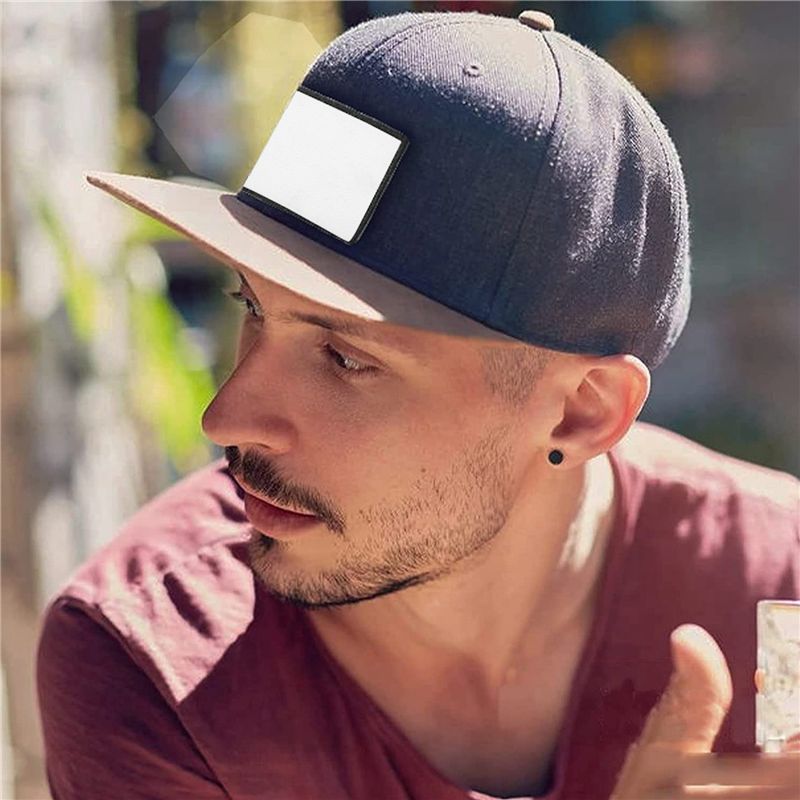 Hat Sublimation Blank - AA81-14 stuks sublimatiepatches, blanco stoffen patches