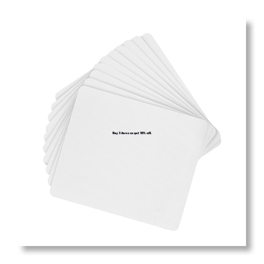 Mouse Pad Blank Sublimation - ✼ 10 stuks blanco muismatten voor