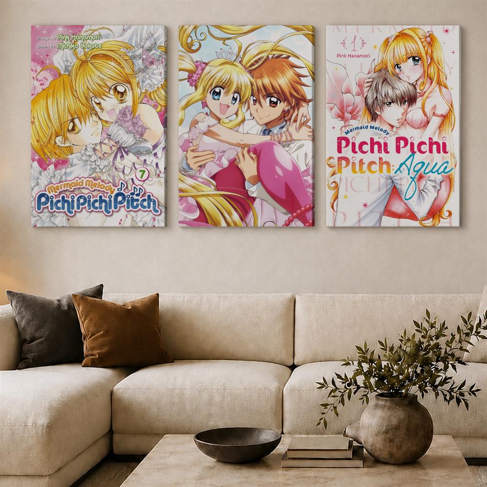 Anime Zeemeermin M-Melody Pich - Canvas Wrap Ready recensie en prijs