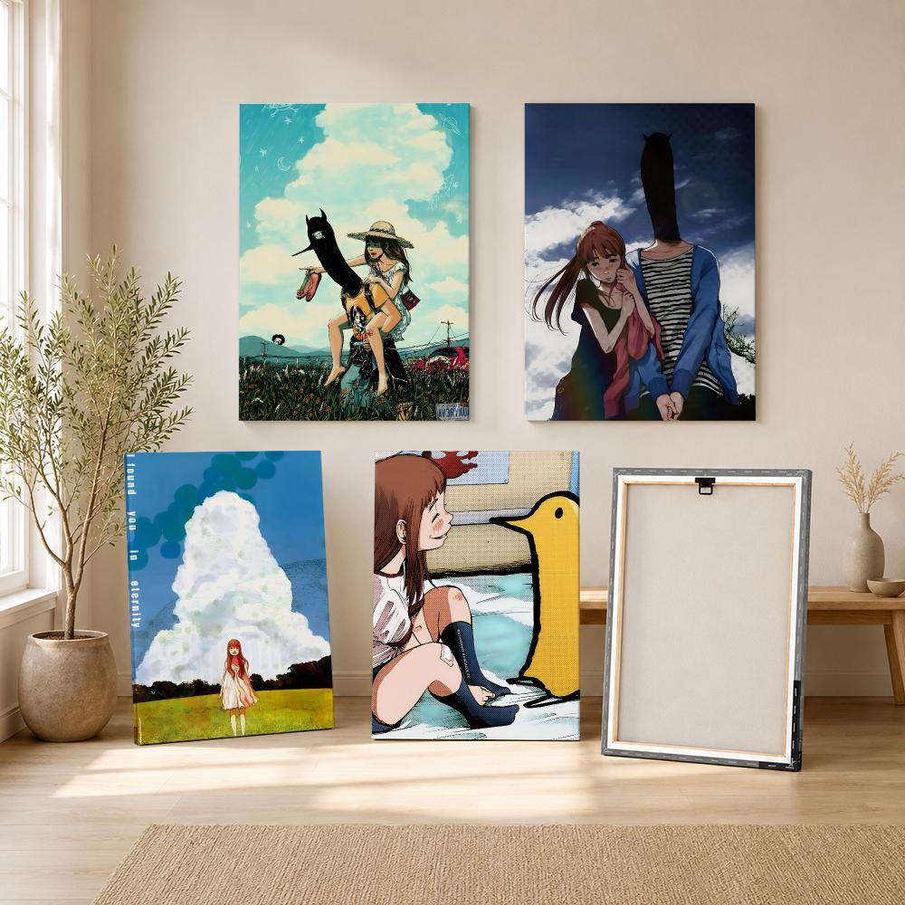 G-Goodnight Punpun Anime Schil - Canvas Wrap Ready recensie en prijs