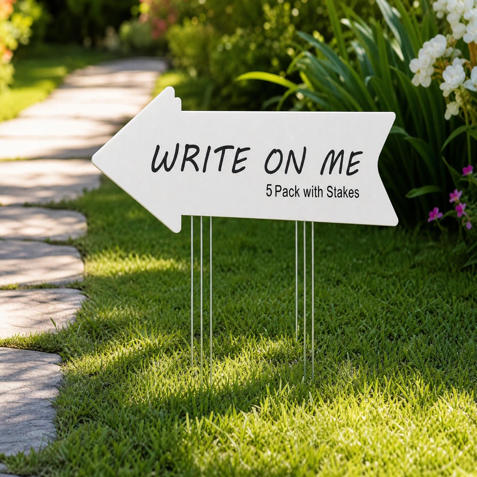 Leeg gazonbord van gegolfd pla - Yard Sign Blank recensie en prijs
