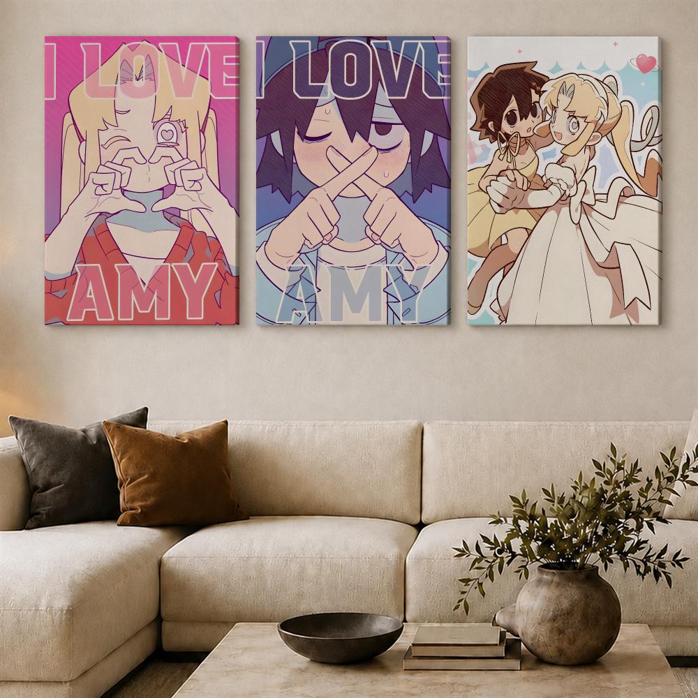 Anime I Love A-Amy Schilderij  - Canvas Wrap Ready recensie en prijs