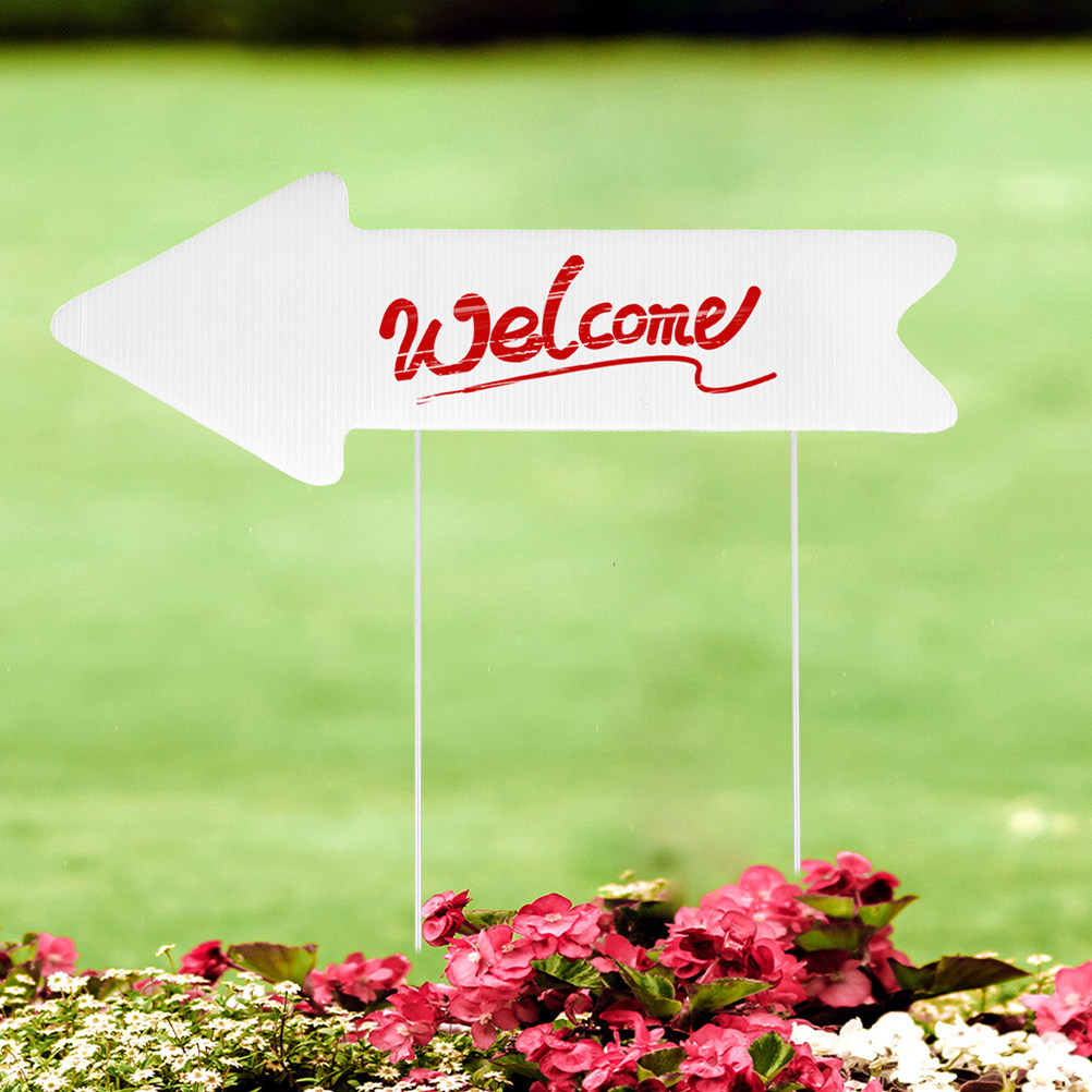2 stuks blanco tuinbord, gegol - Yard Sign Blank recensie en prijs