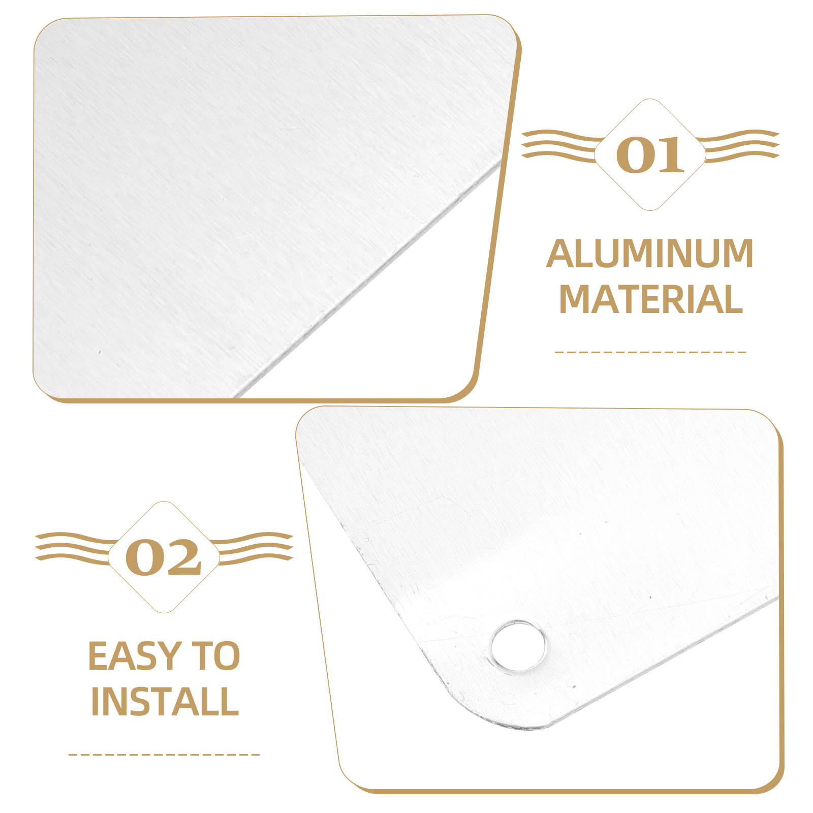 2 stuks blanco aluminium borde - Yard Sign Blank recensie en prijs