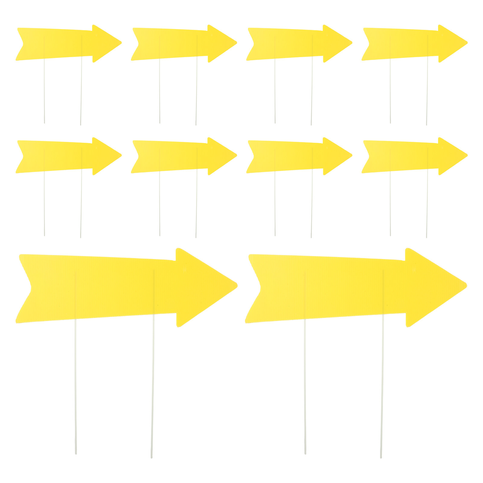 10 stuks lege gele pijl tuinbo - Yard Sign Blank recensie en prijs