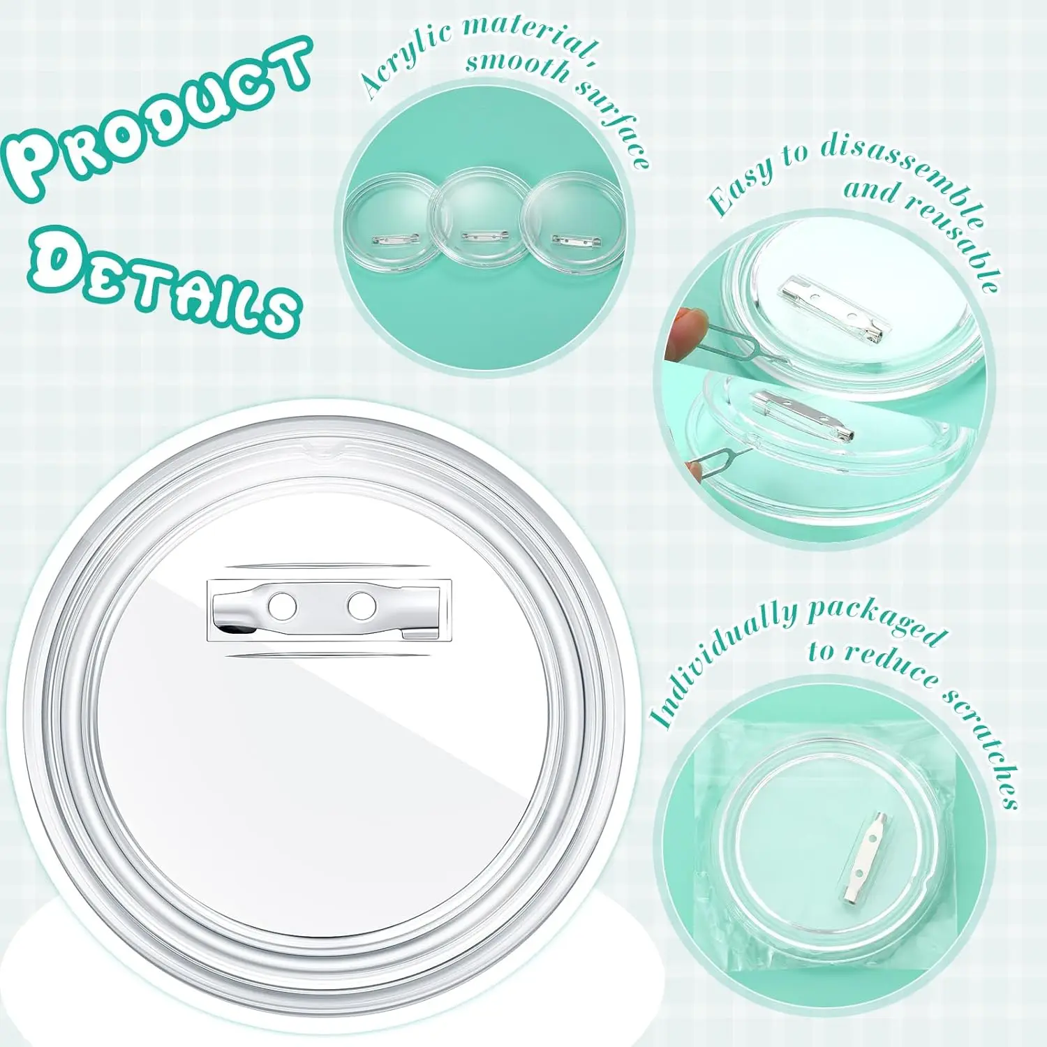 Acryl Cirkel Badge Maken Kit P - Button Badge Blank recensie en prijs