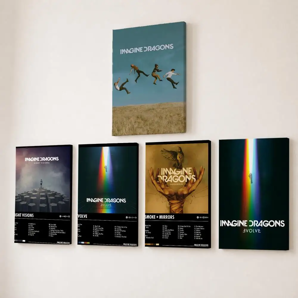 Rockband I-imagine Dragons Sch - Canvas Wrap Ready recensie en prijs