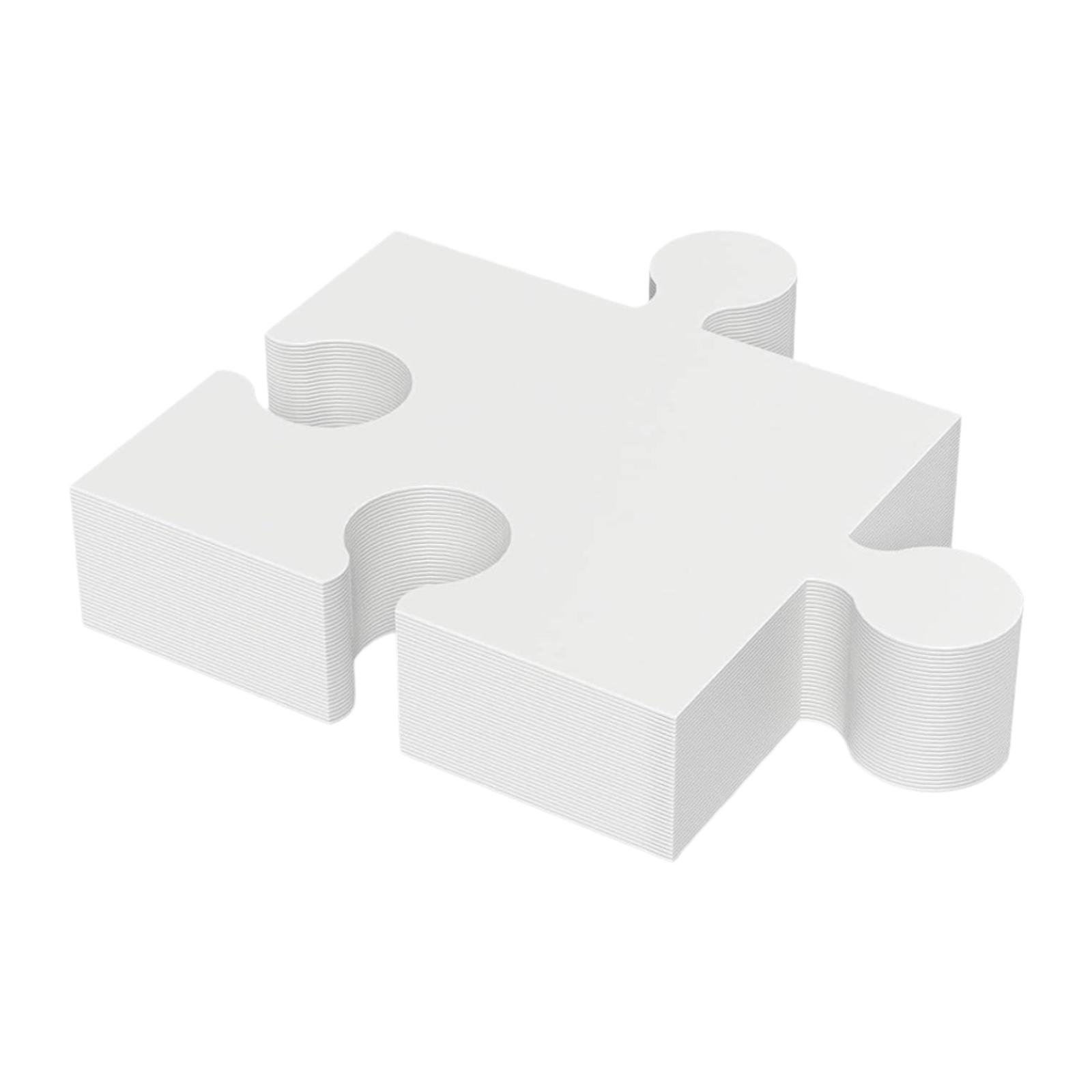 30 stuks puzzelstukjes schilde - Puzzle Blank White recensie en prijs
