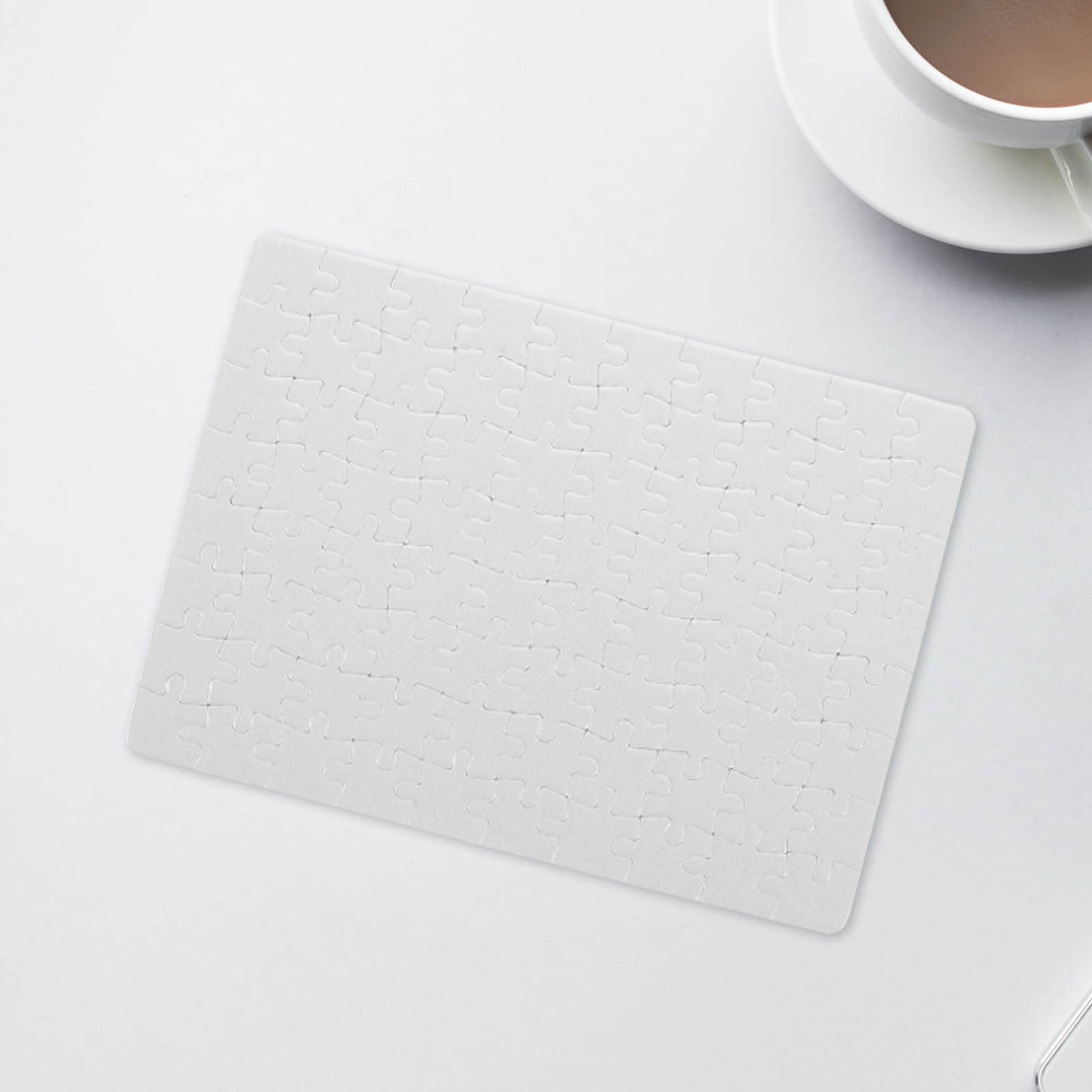 4 vellen blanco puzzelonderdel - Puzzle Blank White recensie en prijs