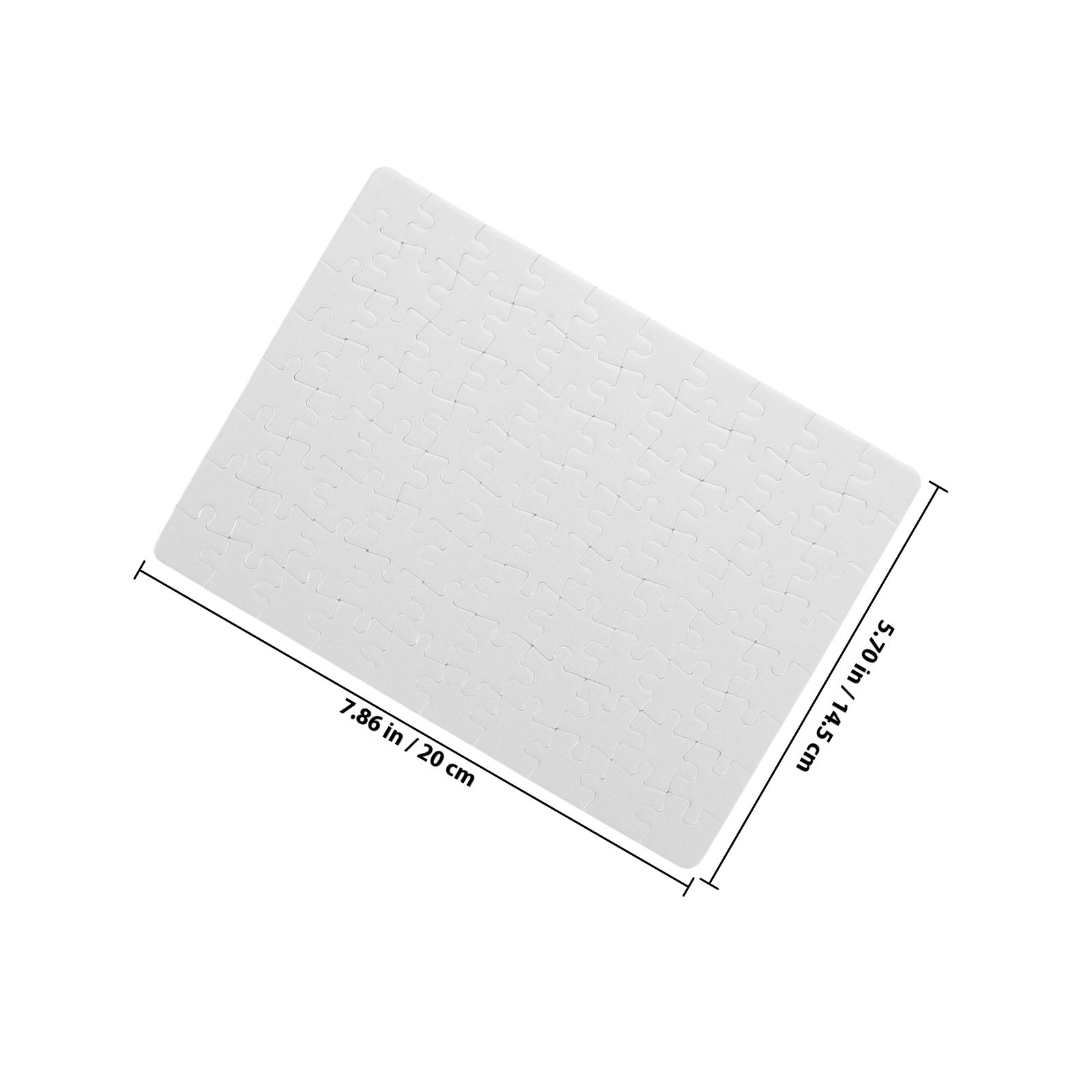 4 vellen blanco puzzelonderdel - Puzzle Blank White recensie en prijs