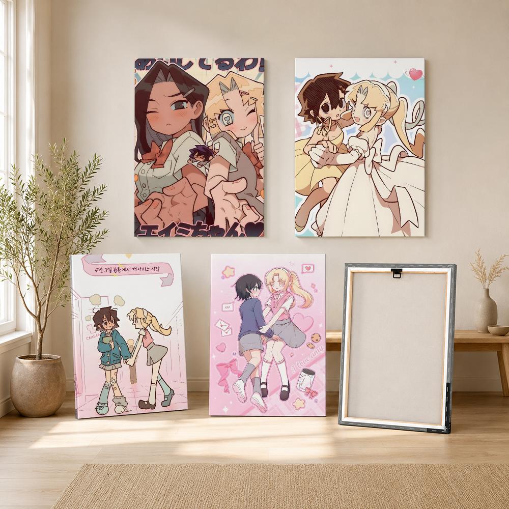 Anime I Love A-Amy Schilderij  - Canvas Wrap Ready recensie en prijs